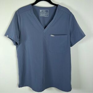 Figs Technical Collection Catarina One-Pocket Scrub Top Charcoal Size Medium
